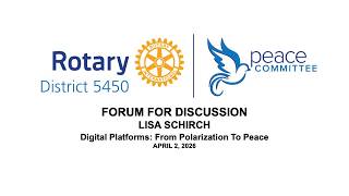 2026 FFD:  LISA SCHRICH - DIGITAL PLATFORMS: FROM POLARIZATION TO PEACE