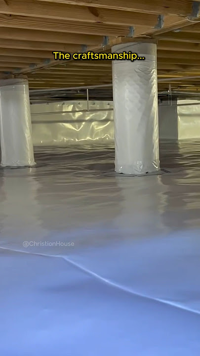 Crawlspace Encapsulation is a game changer…🤩