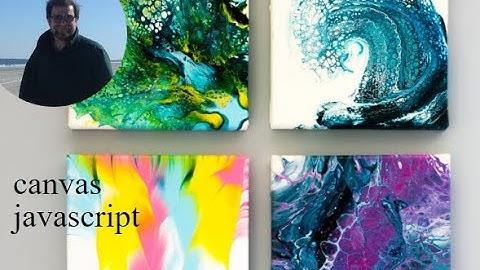 canvas square Javascript #shorts