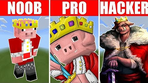 Technoblade NOOB vs PRO vs HACKER Minecraft Pixel Art
