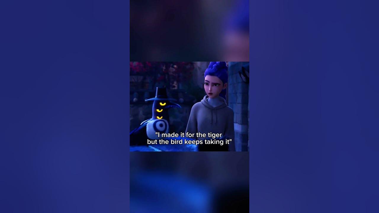 I made it for the tiger but the bird is taking it #kpopdemonhunters #netflixmovies