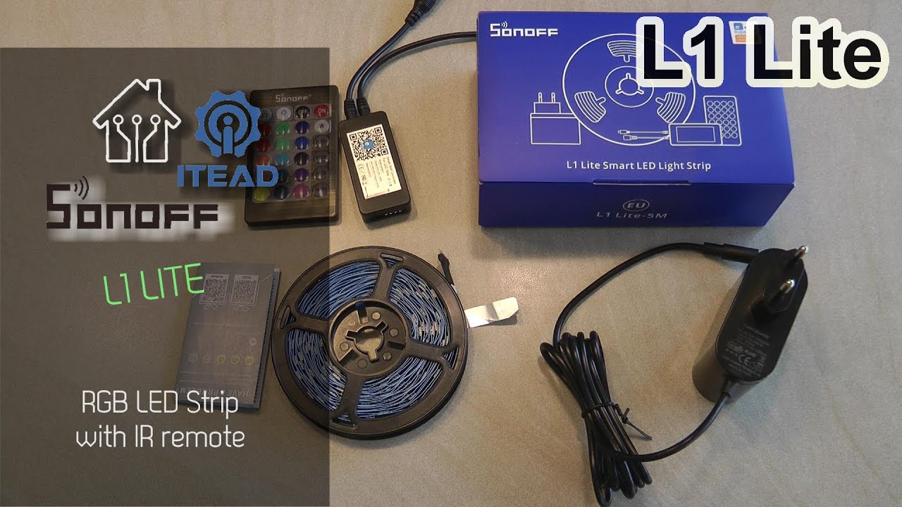 Sonoff L1 Lite - indoor smart LED strip - YouTube