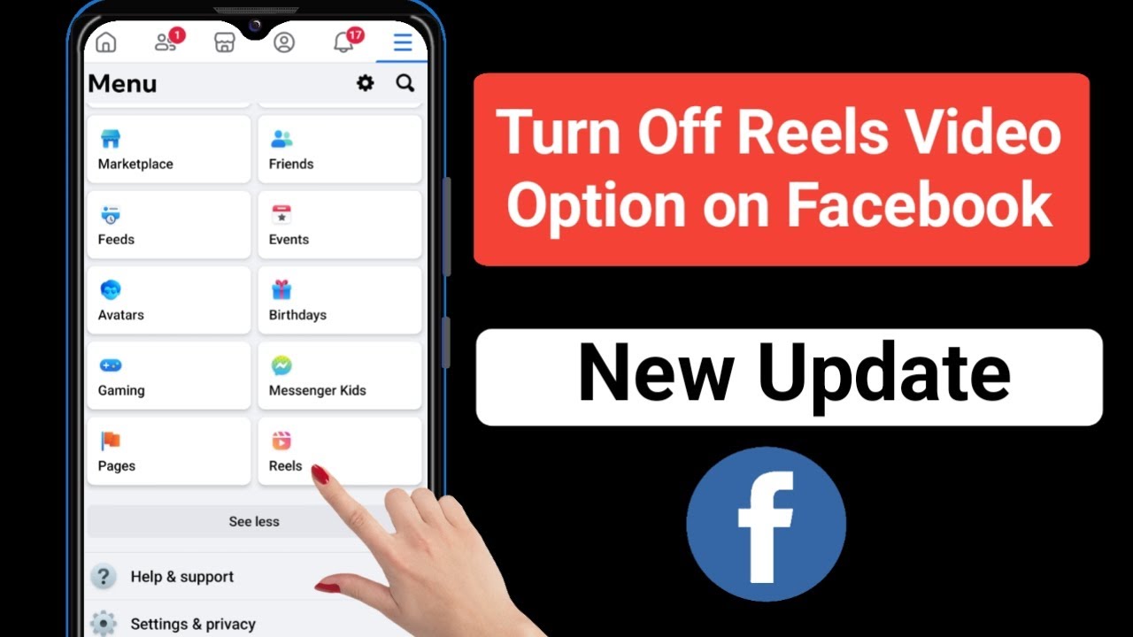 How to Turn Off Reels Video Option on Facebook 2024 || Hide Reels On ...