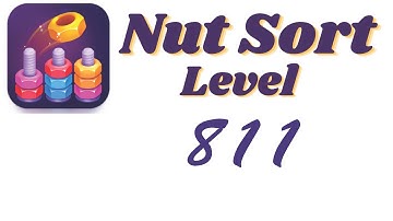 Nut Sort Level 811 Walkthrough | Nuts — Color Sort 811 solution