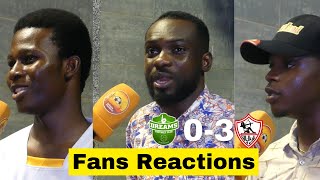 FANS REACT AS DREAMS FC SUFFER 0-3 DEFEAT AGAINST ZAMALEK IN THE CAF CONFEDERATION CUP SEMIFINALS