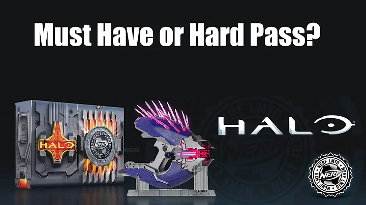NERF LTD Halo Needler unboxing and review