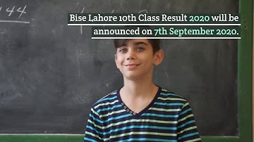 Bise Lahore 10th Class Result 2020 | Check Lahore Board Matric Result Online