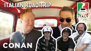 Conan \& Jordan Schlansky’s Italian Road Trip REACTION!! | OFFICE BLOKES REACT!!