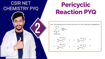 Pericyclic Reaction Question|| CSIR NET/JRF PREVIOUS YEAR QUESTION  Pericyclic JUNE 2012 Problem