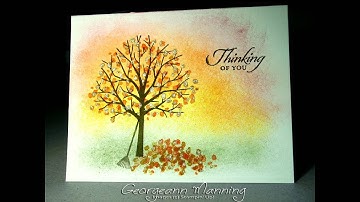 Sheltering Tree Wetlands Fall card Tutorial