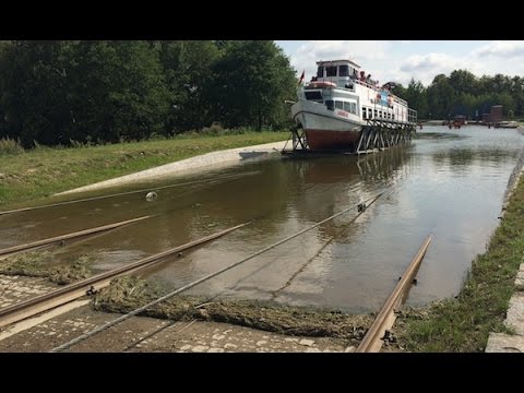 Видео: Эльблонгский  канал в Польше -  чудо технической мысли