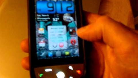 HTC Hero running Cyanogenmod 6.0 Android 2.2