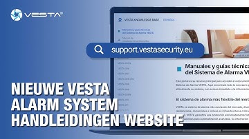 Nieuwe VESTA Alarm System Handleidingen Website | By Demes