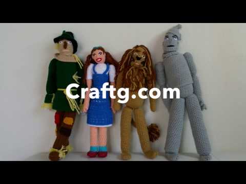 The Wizard of Oz Craftg.com amigurumi crochet pattern