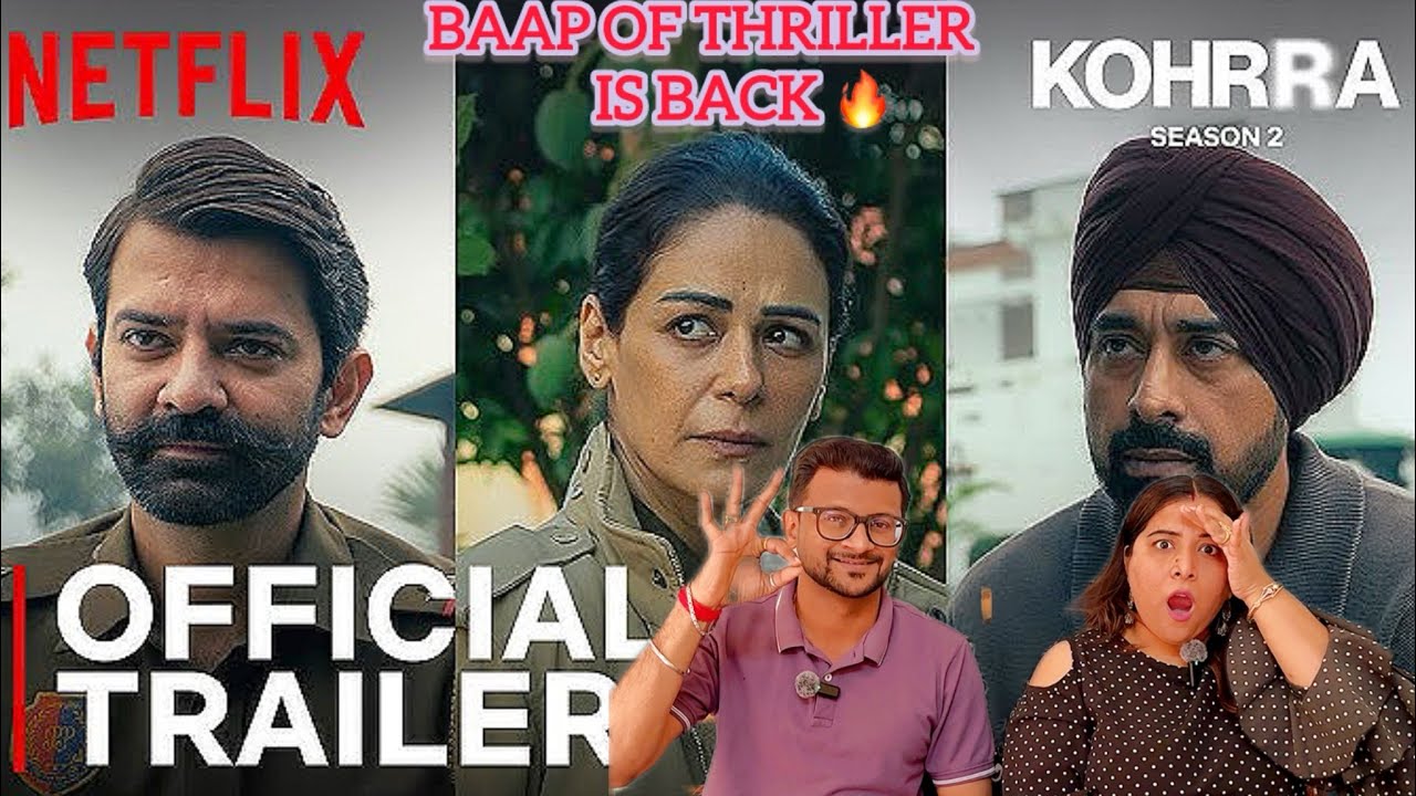 Kohrra: Season 2 Official Trailer Reaction Video | Mona Singh, Barun Sobti | Dipoosreaction 