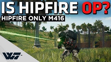 IS HIPFIRE OVERPOWERED? M416 Hipfire only challenge, it works! - PUBG