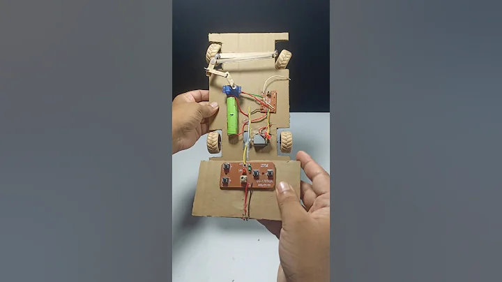How to make remote control car #cardboard #rc #car #shorts