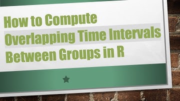 How to Compute Overlapping Time Intervals Between Groups in R