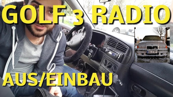 Golf 4 SOFTLACK entfernen/ 2 Din Radio einbauen/ Getränkehalter ausbauen 