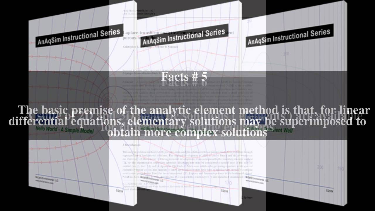Analytic element method Top # 13 Facts - YouTube