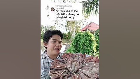 1Kg Khô Cá Lóc Nhà Em Từ 6 Đến 10 Con