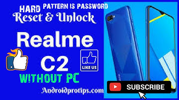 Realme C2 | hard reset|Pattern and password unlock |without PC