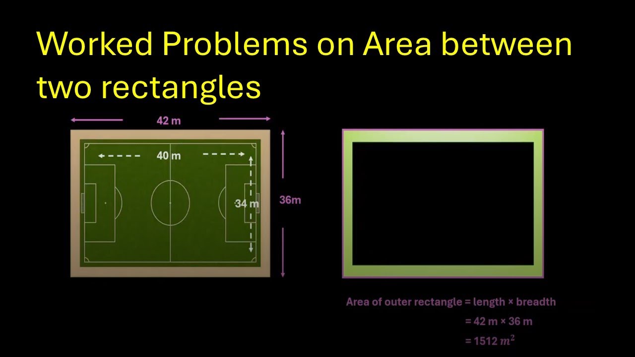 Problems on area between two rectangles | Mensuration | Odia Grade 7 ...