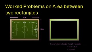 Problems on area between two rectangles | Mensuration | Odia Grade 7 | Math | Khan Academy
