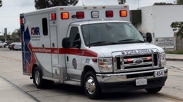 AMR Ambulance 454 ( MED454 ) Responding code 3 to a Medical Emergency/Assault Call!