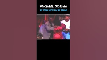 MJ Says NO! Michael Jordan REFUSES to Sing with James Brown on Stage  #goat #basketballplayer