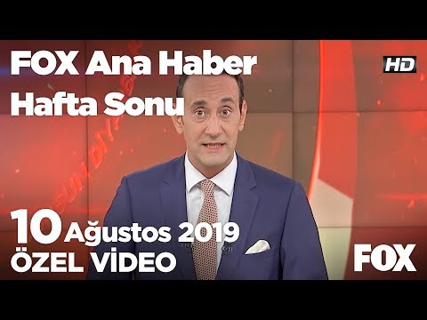 İSBAK müdürü istifa etti! 10 Ağustos 2019 FOX Ana Haber Hafta Sonu