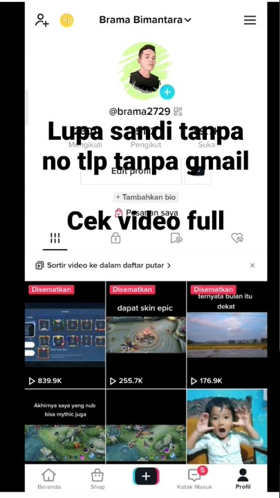 Cara Melihat Sandi Akun Tiktok Yang Lupa #tiktokshorts