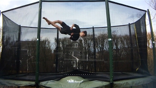 Winter trampoline session! (Rudy in)