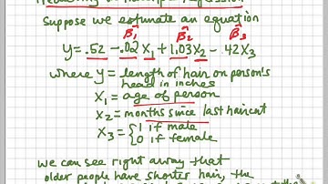 Calculating predicted Y in regression