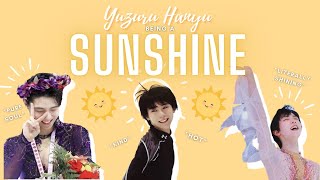 Yuzuru Hanyu being a sunshine (羽生結弦)