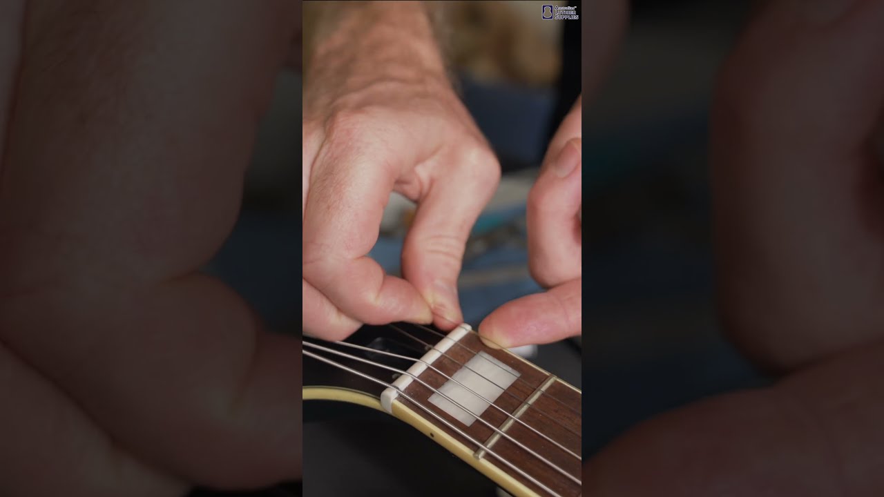 How To Fine Tune The Slots Of A Guitar Nut