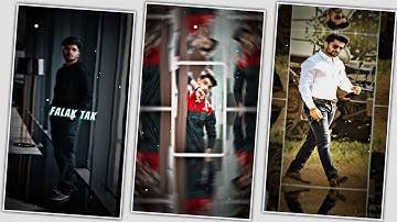 😈Falak Tak Chal Sath Mere Xml Trend Video Editing Alight Motion Video Editing | Attitude Status