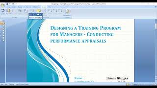 Internship Project Video Heman Dhingra  ISTD 82
