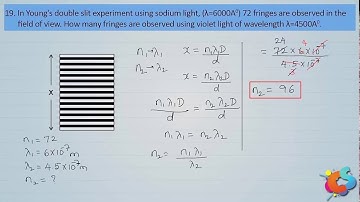 9 - Class 12 - Physics -Wave Optics -  Problems on Interference Part 4