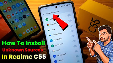 Realme c55 me unknown sources kaise install kare || How to install unknown sources Apps in real me