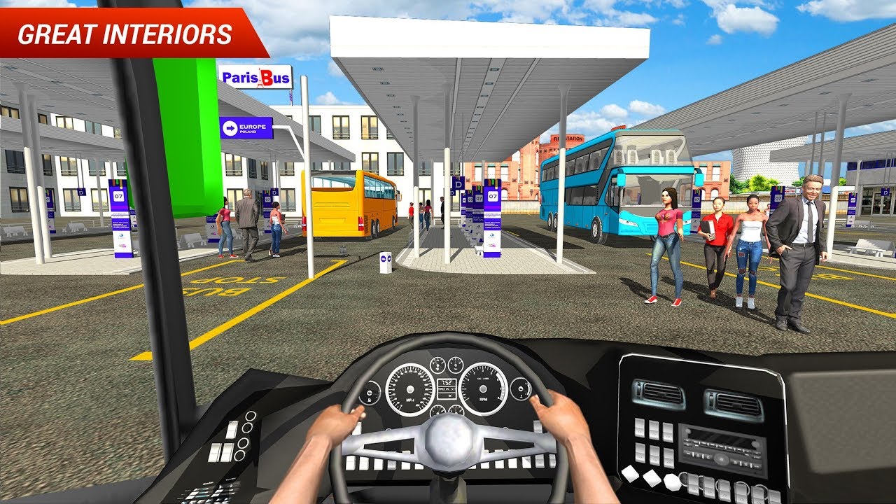 Coach Bus Driving Simulator 2019 MOD APK cover