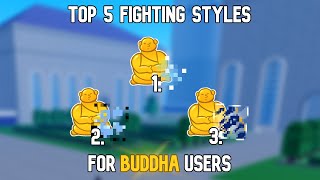 Blox Fruits) Top 5 Best race for Buddha!! 