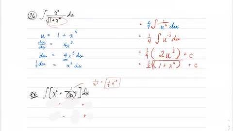 Integration by Substitution Intro (MAT140.4.5a)