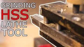 Grinding Lathe Tools Without A Bench Grinder