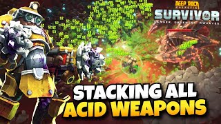 Full Acid is Actually the Best Driller Build | Deep Rock Galactic: Survivor Gameplay