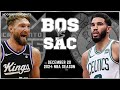 Boston Celtics vs Sacramento Kings Full Game Highlights | Dec 20 | 2024 NBA Season image