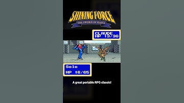 Shining Force: The Sword of Hajya on Game Gear - such a great portable RPG classic ❤️