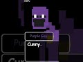 Purple guy says the forbidden word and gets sent into the springtrap and burns