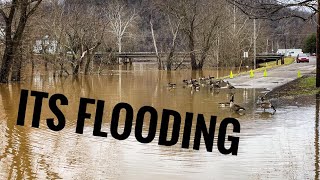 Flood Stage In New Martinsville West Virginia