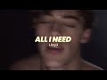 all i need - lloyd slowed and reverb + lyrics